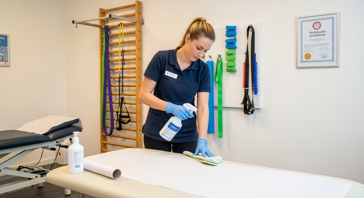 Schoonmaak in fysiopraktijk schoonmaakservice Wilde